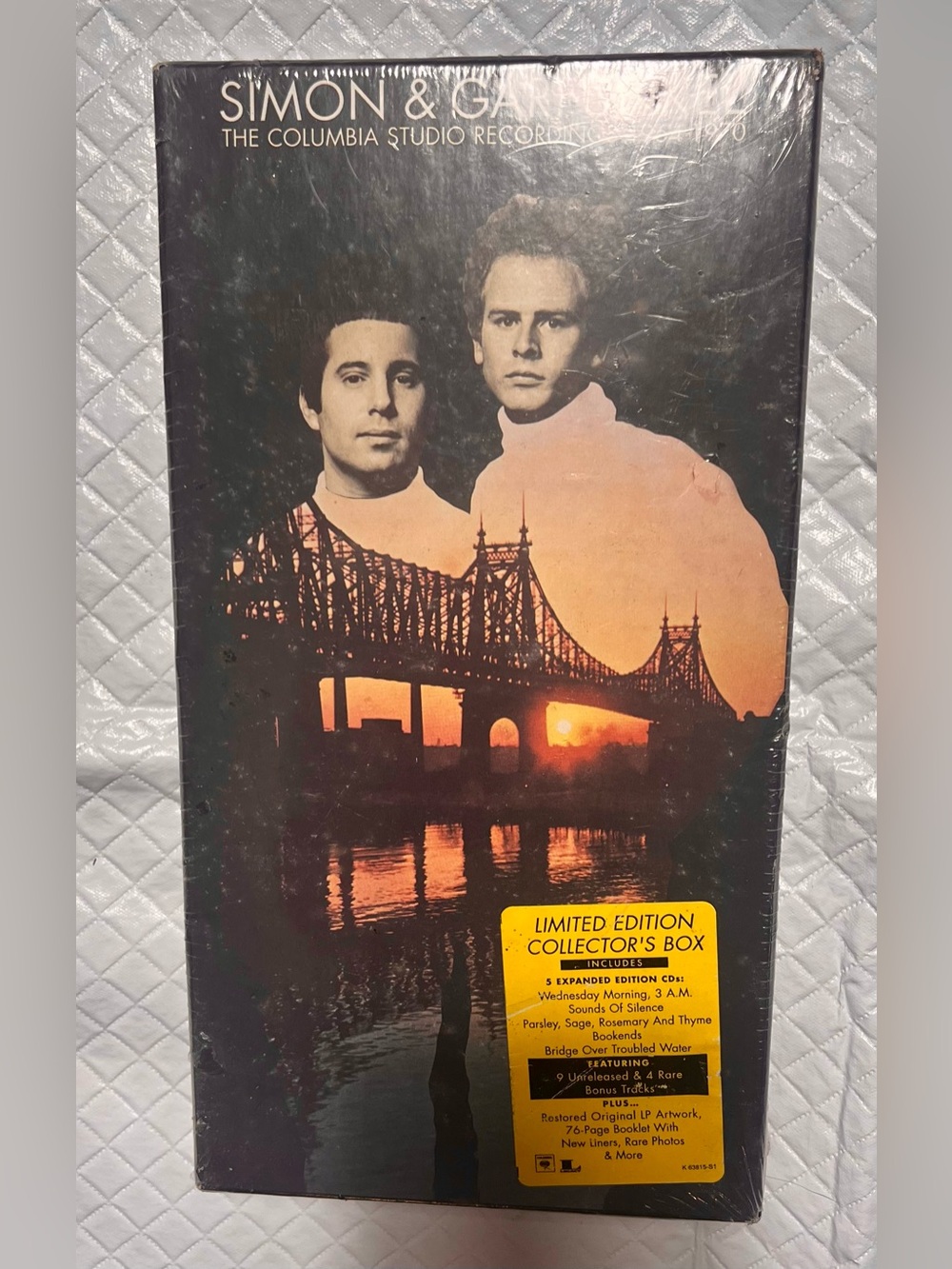 Simon & Garfunkel Limited Edition Collector's Box - Black & Orange Artwork
